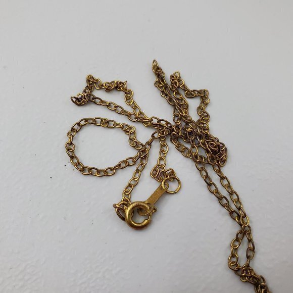 18 Kt GP Plated Necklace Angel Enamel Pendant Char - Picture 4 of 7